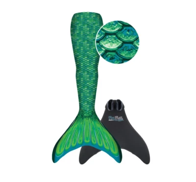 Fin Fun Meerjungfrau Mermaidens grün S/M Schwimmflosse - Bild 1 von 2