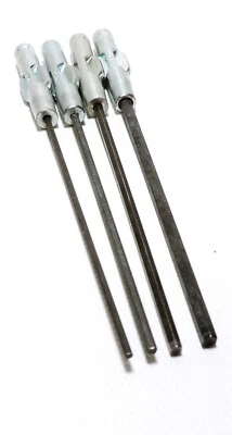 4 pc Xcelite Driver Bits Allen Hex Socket 3mm, 2.5mm, 2mm, 1.5mm - Image 1 of 4