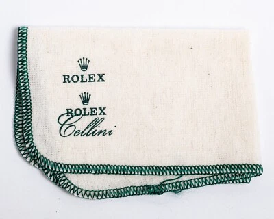 Original Vintage Rolex Cellini Pano de Polimento com Fonte de Gordura! - Imagem 1 de 2