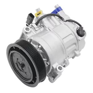 A/C AC Compressor Fit 2006 2007 2008 2009 2010 2011-2015 AUDI A5 A6 A7 Q5 S4 S5 - Picture 1 of 20