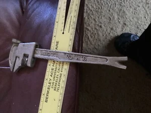 General Motors Trademarked & Mfg Combo Tool USA @1940 Hammer Pry Bar Adj. Wrench - Picture 1 of 9