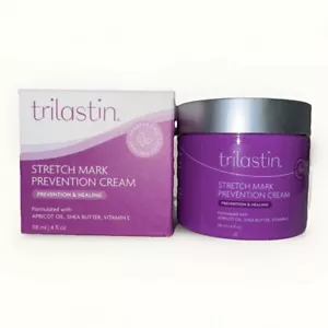 Trilastin Dehnungsstreifen Prävention Creme Aprikosenöl, Sheabutter & Vitamin E 4oz - Bild 1 von 5