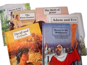 People of the Bible the bible through stories & pictures. Lot of 6 books 1980's - Picture 1 of 3