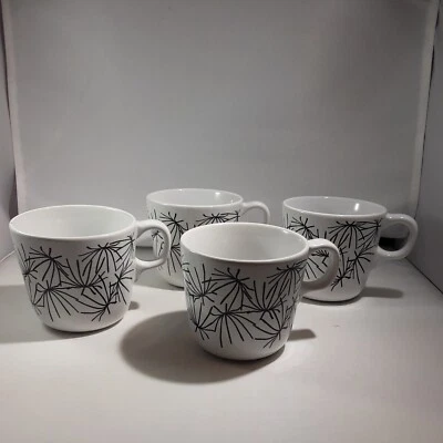  Taza de café/té espresso arte línea blanca negra diente de león abstracto moderno Ikea 4 Foto 1 de 4