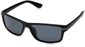 Coyote Eyewear P-43 Fashion Polarized Sunglasses, Black Frame, Gray Lens - Picture 1 of 4