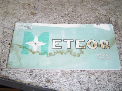 1968 Mercury Meteor owners manual  - Image 1 of 4