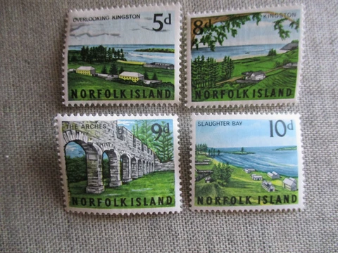 Norfolk Island, Scott#49,51-53, MNH Cover