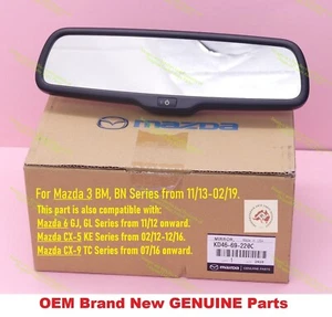 Brand New GENUINE Mazda 3 BM BN Rear View Mirror AUTO Dimming Type E11 026654 - Picture 1 of 10