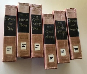 The Second World War Series Winston Churchill complete 1940s-1950s Ex Library - Picture 1 of 17