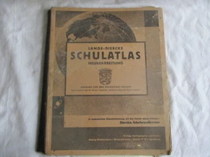 Lange-Diercke - Schulatlas Neubearbeitung, Karten Fotos Informat ca 1941 - Bild 1 von 7