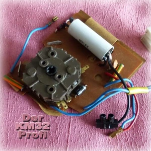 █ BRAUN KM32 🔴 TOP Schalterplatine mit nagelneuem Entstörkondensator KM MX 32 - Bild 1 von 3