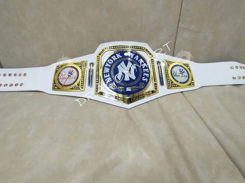 New York NY Yankees Championship Belt American baseball MLB Fan Belt 2mm Brass Cover