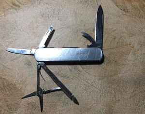Vintage BROWNING GERMANY Sportsman II Six-Blade Lobster Penknife All Stainless - Picture 1 of 8