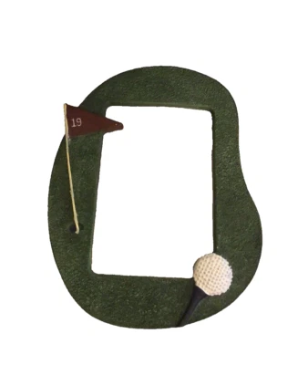 Marco de fotos tema de golf contiene una foto de 3,5" x 5" ~ golf Foto 1 de 3