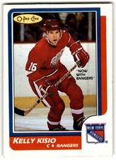 1986-87 O-Pee-Chee Kelly Kisio #116 New York Rangers