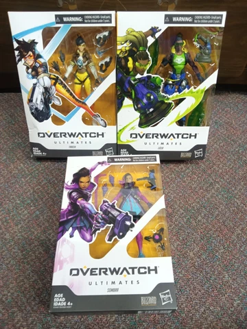 NEW Overwatch Ultimates Tracer, Lucio, & Sombra Action Figures Cover