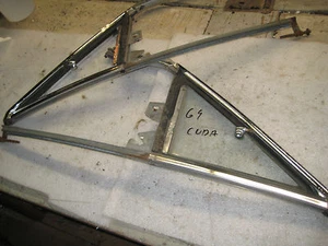 1969 PLYMOUTH BARACUDA CUDA RIGHT LEFT VENT WINDOW ASSEMBLIES  - Bild 1 von 7