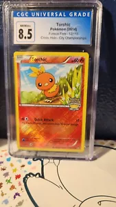 CGC 8.5 Torchic 012/111 Furious Fists, City Championships - Picture 1 of 2