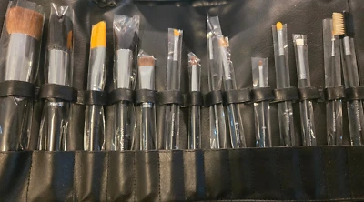 Juego completo de brochas de maquillaje CROWN 14 piezas - 14 piezas TOTALMENTE NUEVO Foto 1 de 4