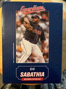 CC Sabathia HOF Wackelkopf Cleveland Guardians Indianer Gewinnspiel 3.08.24 MLB HOF - Bild 1 von 6