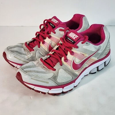Nike Air Pegasus+ 28 Womans Size 10.5 White & Pink Running Sneakers 443802-162 - Image 1 of 4