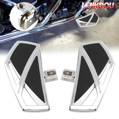Motorcycle Foot Pegs Mini Boards Floorboards For Honda Gold Wing GL1800 CB1000R - Image 1 of 4