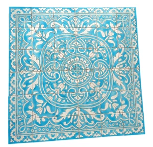 Imagen de azulejo grande tyrkis 90x90 azulejos pintados a mano azulejos de mosaico mandala tiles - Imagen 1 de 2