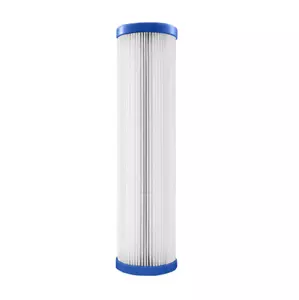 Polyester Pleated Sediment HydroLogic RO Water Filter Cartridge 2.5" x 9.875" - Picture 1 of 4