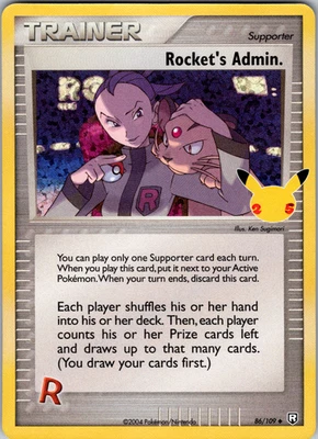 Rocket’s Admin 86/109 SWSH: Celebrations Classic Collection - NM - Image 1 of 2