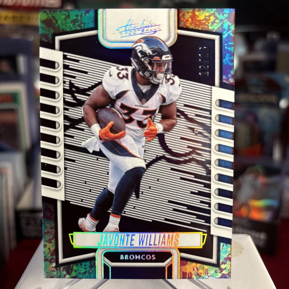 2023 Panini Absolute Javonte Williams RARE Spectrum Splash SSP /16 ⭐️ MINT - Image 1 of 2