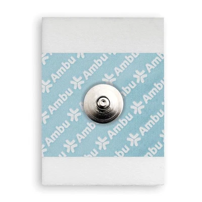 AMBU® Ambu White Sensor EKG Elektroden 4535M 32x44mm 60 St Druckknopf Silber (Ag/AgCl)
