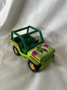 Vintage 1980's Buddy L Japan Pressed Steel The Incredible Hulk Jeep - Car Marvel - Picture 1 of 20