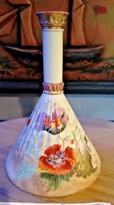 Hand Painted, Marked Porcelain Vase - Picture 1 of 12