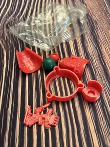 Vintage King Vitamin Cereal Toy Crashing Castle Red With Green Ball Incomplete - Picture 1 of 4