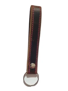 Keychain Key Clip Handmade Buffalo Full Grain Leather keychain, leather Key Ring - Picture 1 of 3