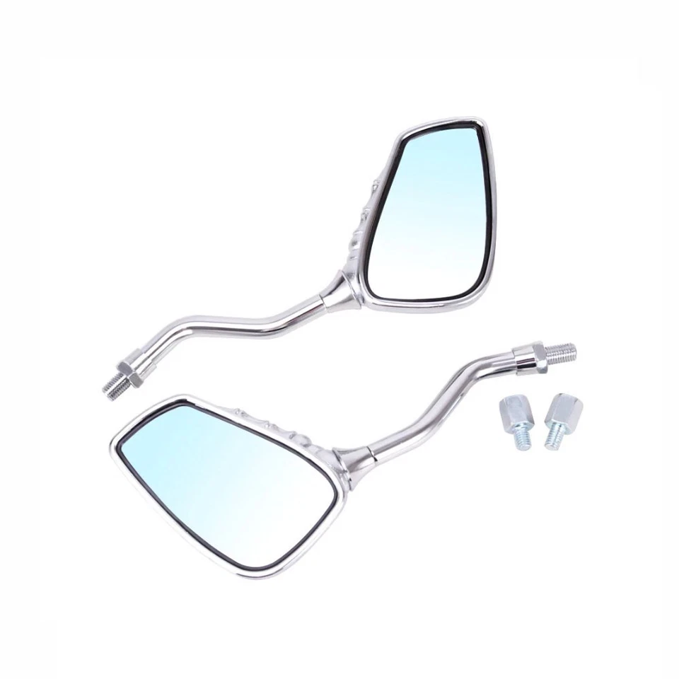 Fit Kawasaki Voyager XII ZG1200B 1600 8MM Skeleton Skull Hand Motorcycle Mirrors - Image 1 of 4