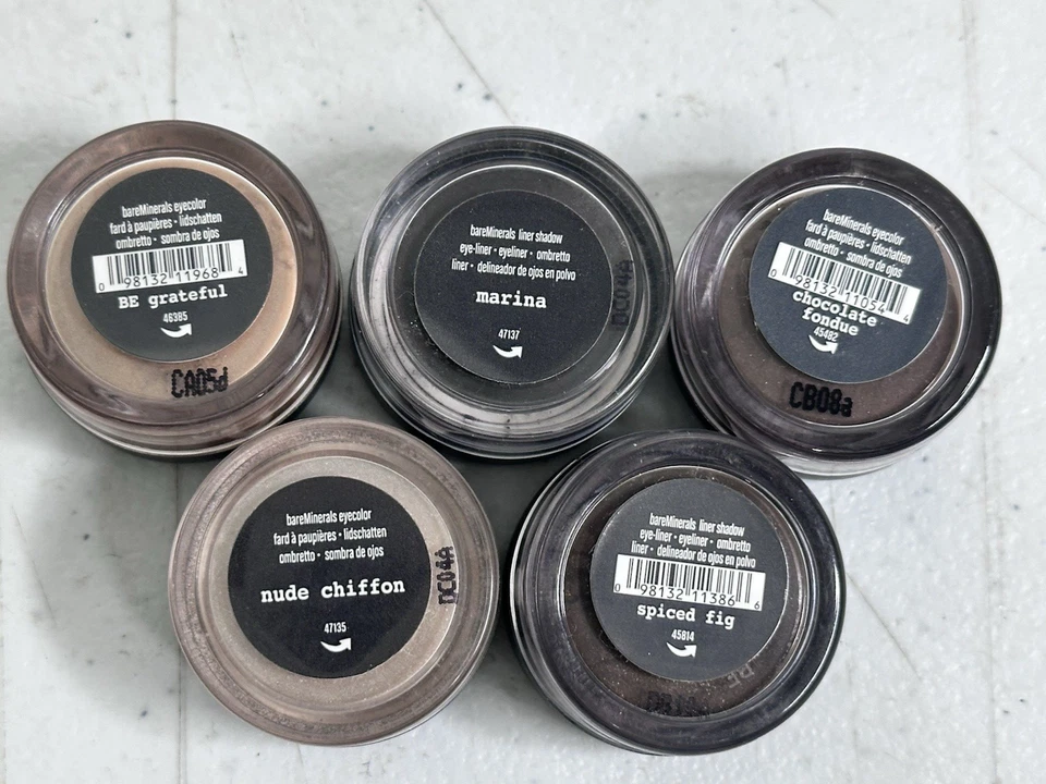 bareMinerals Discontinued i.d. Eye Color Marina Spiced Fig Nude Chiffon 5-Piece - Image 1 of 4