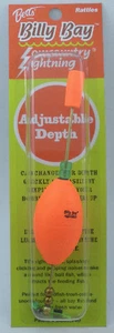 Betts 770-O-O 2-1/2" Billy Bay Adjustable Depth Aggravator Float Bobber - Picture 1 of 2
