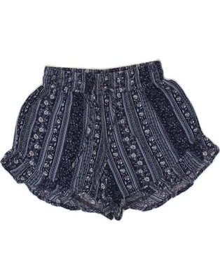 Pantalones Cortos Informales HOLLISTER Para Mujer Pequeños W26 Azul Marino Floral CR25 Foto 1 de 3