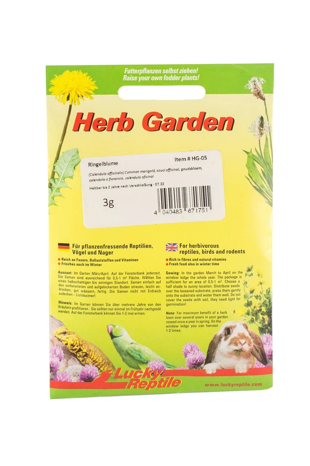 Lucky Reptile Herb Garden Samenmischungen Ringelblume - Bild 1 von 1