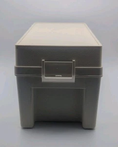 3.5" Floppy Disk Vinyl Storage Box Case Organizer 50 Disks EVCO - Picture 1 of 4