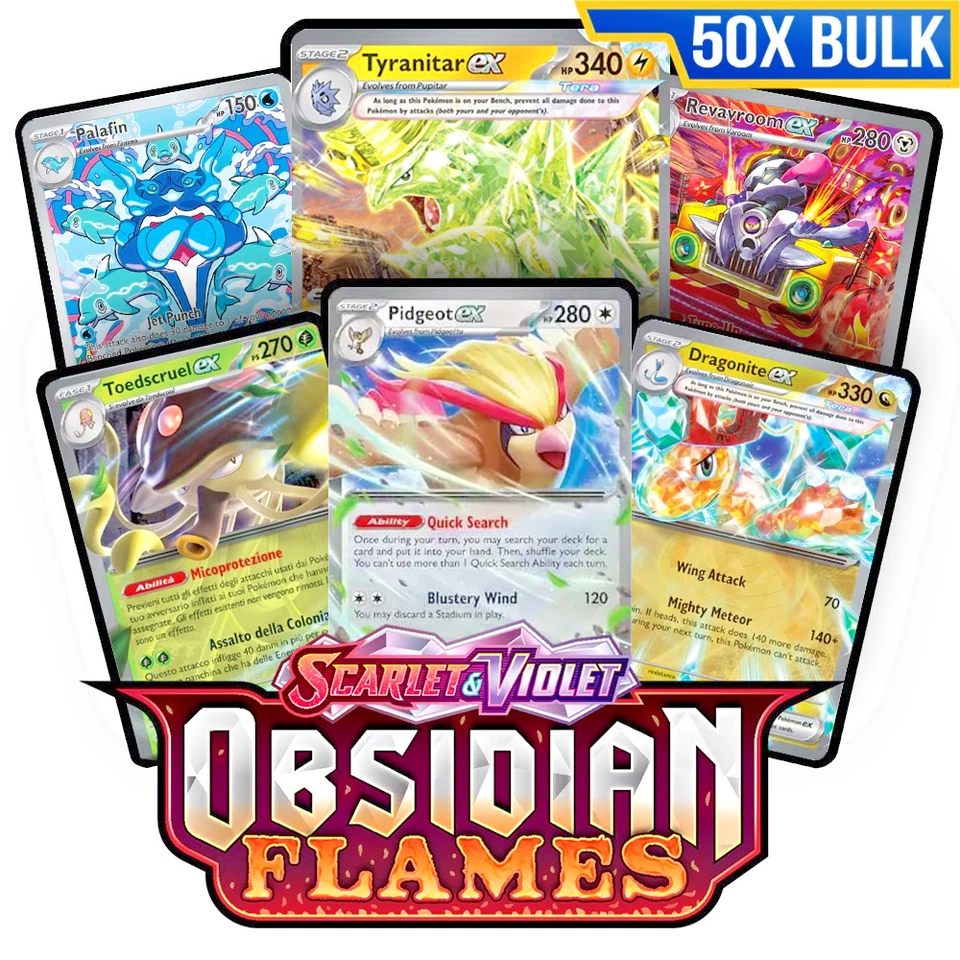 Pokémon Obsidian Flames Singles Holo, Reverse Holo, Cosmo, EX - Choose Your Card - Image 1 of 1