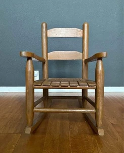 Rocking Chair Antique Vintage Childs, Kids, Toddler Rocker  PICKUP ONLy! - Picture 1 of 4