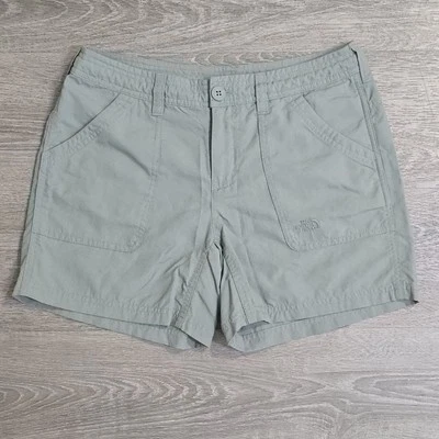 Pantalones Cortos The North Face 5" Gris Nylon Bolsillo de Guarda Cordón Senderismo Para Mujer Talla 2  Foto 1 de 4