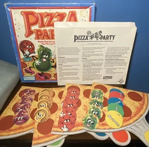VINTAGE Pizza Party 80s Kids Board Game 100% Complete, Parker Brothers 1987 RARE - Picture 1 of 13