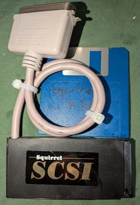 Squirrel SCSI Interface for Amiga 600/1200  with 50 way scsi cable - Image 1 of 4