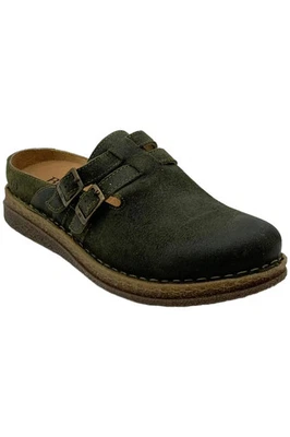 Zueco sin cordones Born Cort verde para mujer Foto 1 de 3