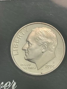 1994 dime mint proof silver - Picture 1 of 4