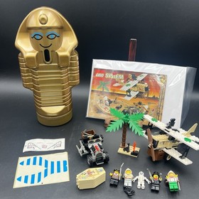 LEGO Adventurers Treasure Raiders 5909/5948/2879 w/ Mummy Storage Case COMPLETE