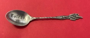 "Cuchara de recuerdo Toledo Ohio de plata de ley 5,9 g 4""" - Imagen 1 de 8